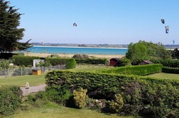 View opposite the house at high tide