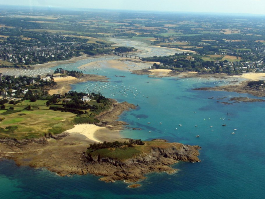 Saint Briac : Vue aérienne Saint Briac et le Frémur
