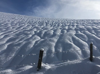 plateau enneigé.