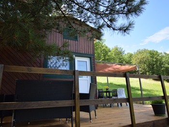 Chalet et terrasse