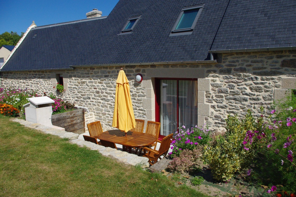 terrasse avec barbecue