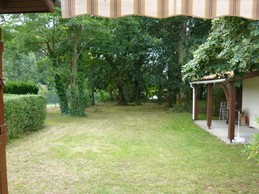 Vue du jardin  depuis terrasse Façade EST