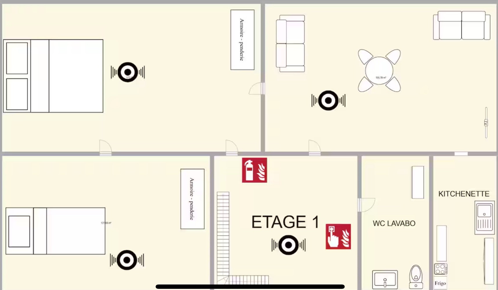 plan 1er étage