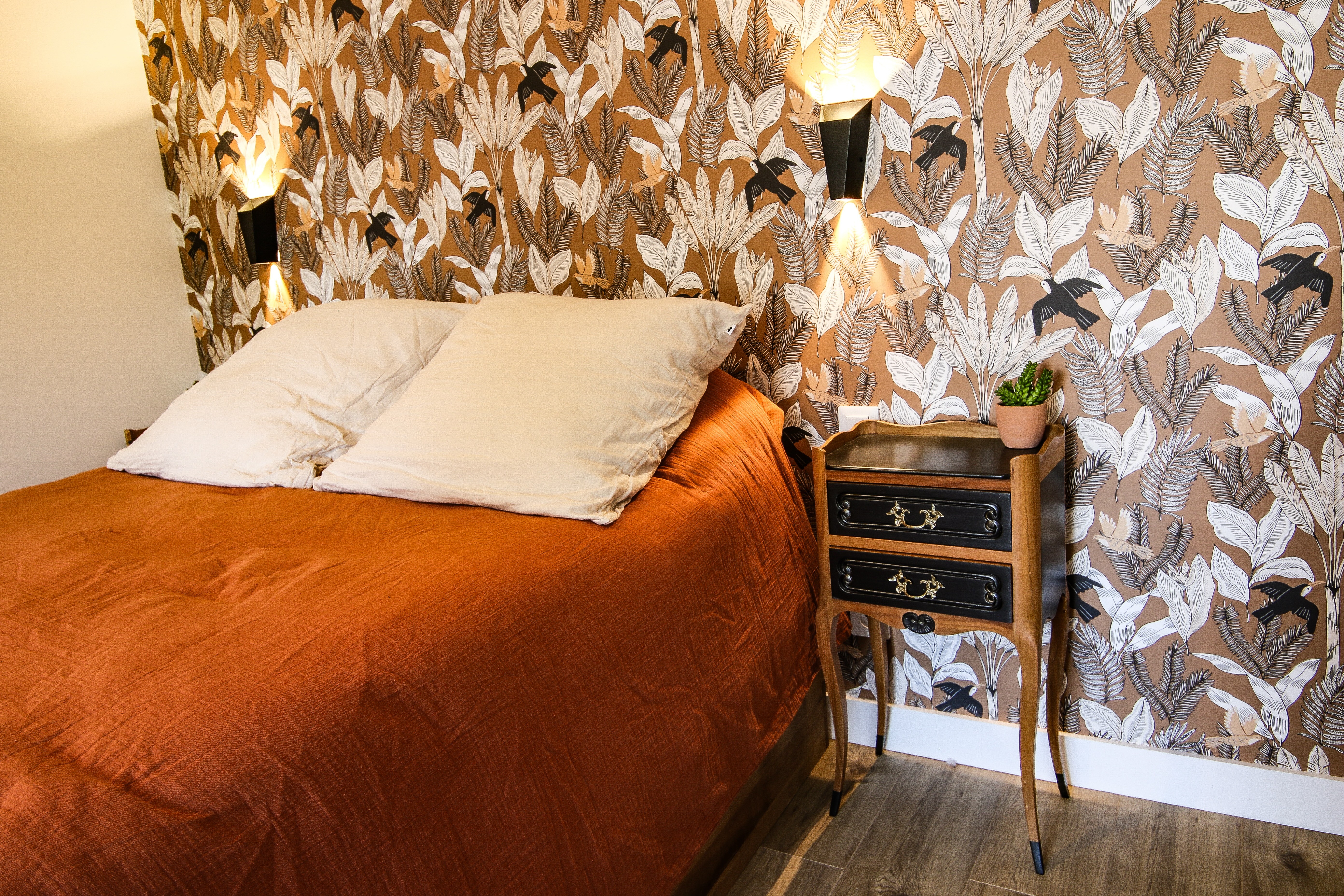 Chambre 1 - 1 lit 140 cm avec TV