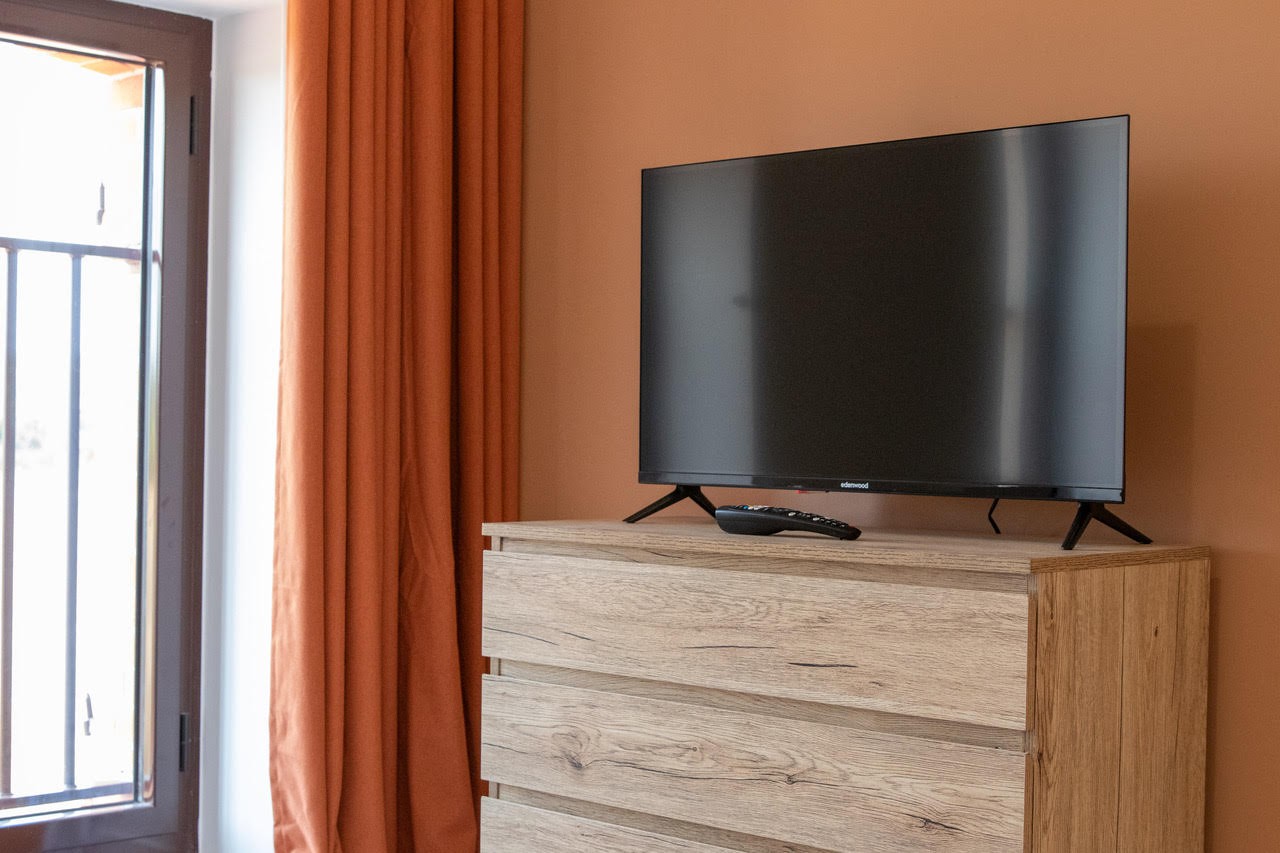 Le salon du gîte Terre