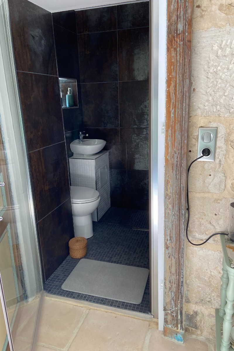 Accès douche à l'italienne