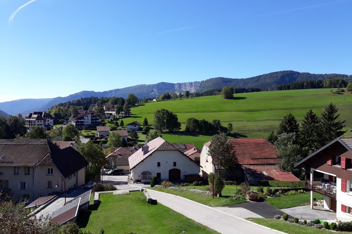 Vue de la maison sur le Mont d'Or