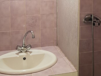 La salle de douche