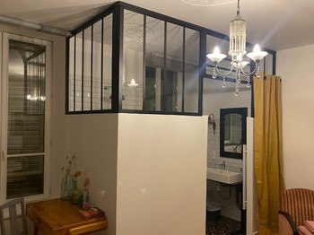 La salle de bain "atelier d'artiste"
