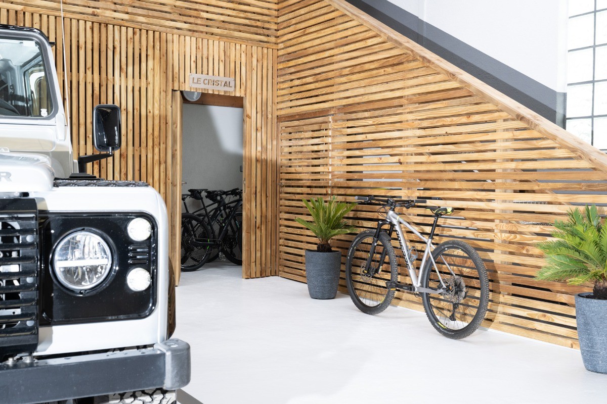 Local à vélo fermé à disposition - Studio Le Cristal