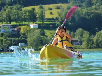 Canoë sur le lac de Clairvaux