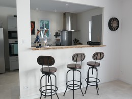 Cuisine ouverte sur séjour