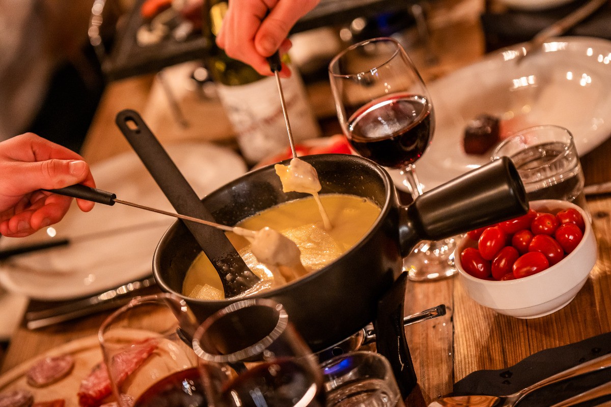 une fondue dans notre restaurant