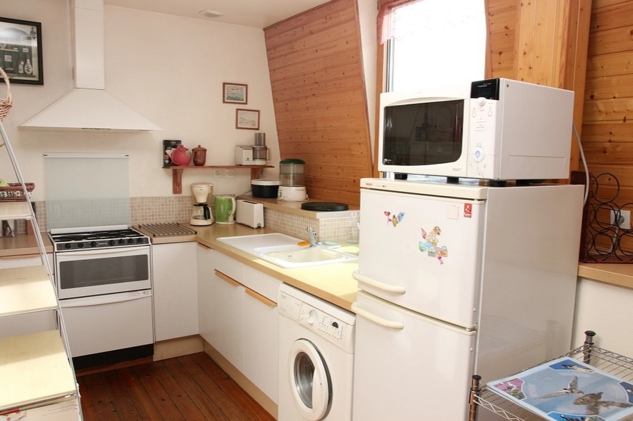 Bienvenue à bord, location, appartement, Pléneuf Val André, Bidan Claudine, cuisine