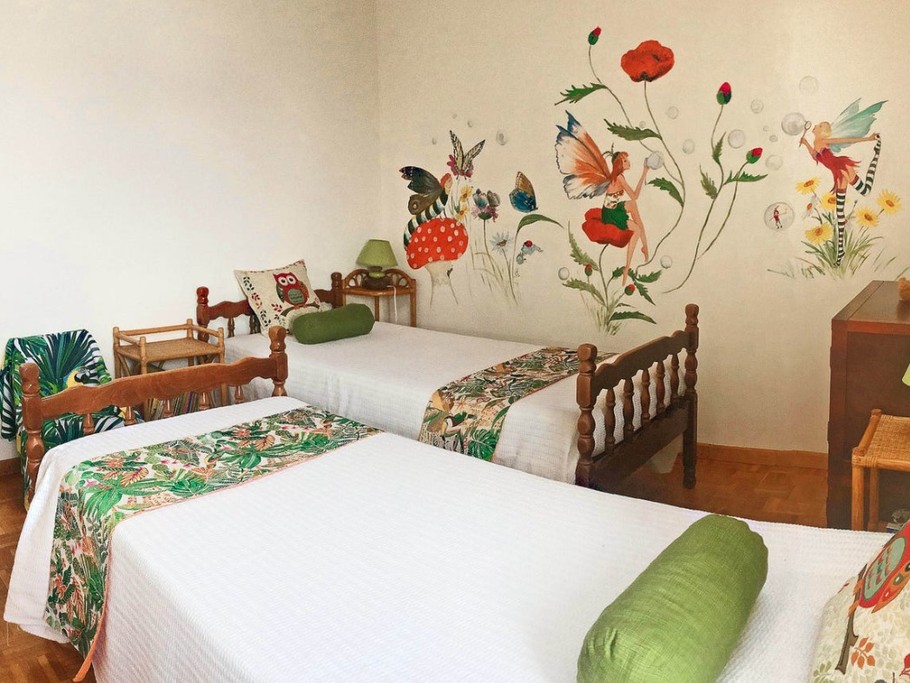 Chambre avec 2 lits 90cm