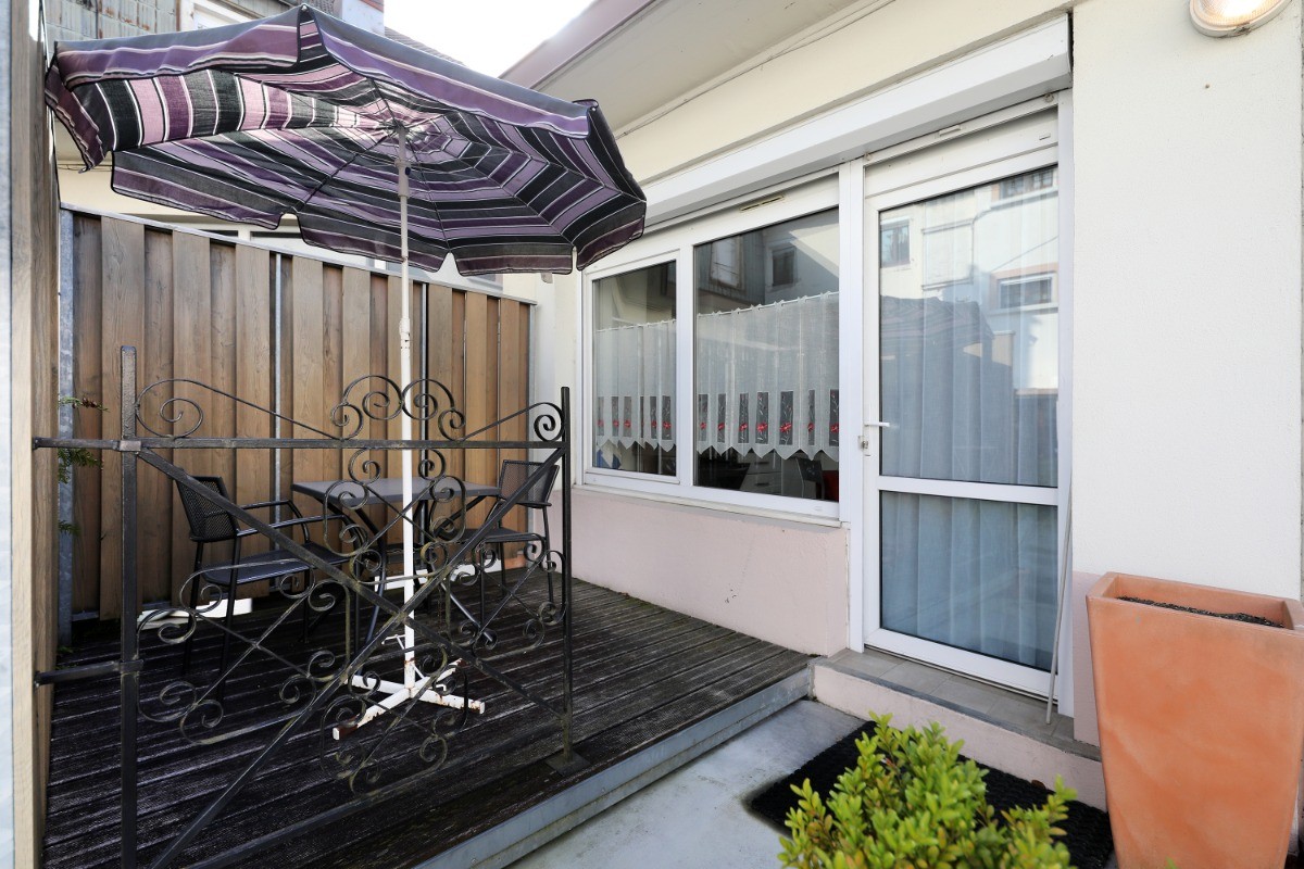 Terrasse - Grand studio RDC au centre ville de Gérardmer