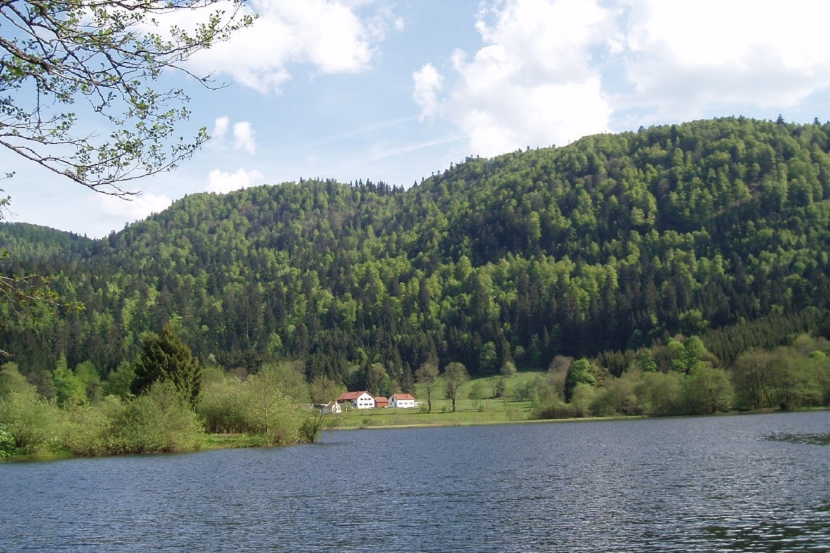 Vue depuis la route près du lac - Maison au calme entre Gérardmer et La Bresse – Proche lac de Retournemer