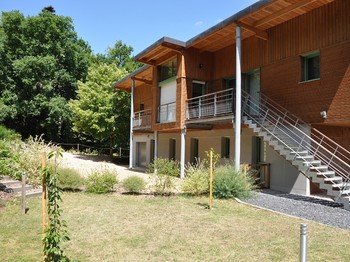 La façade d'arrivée