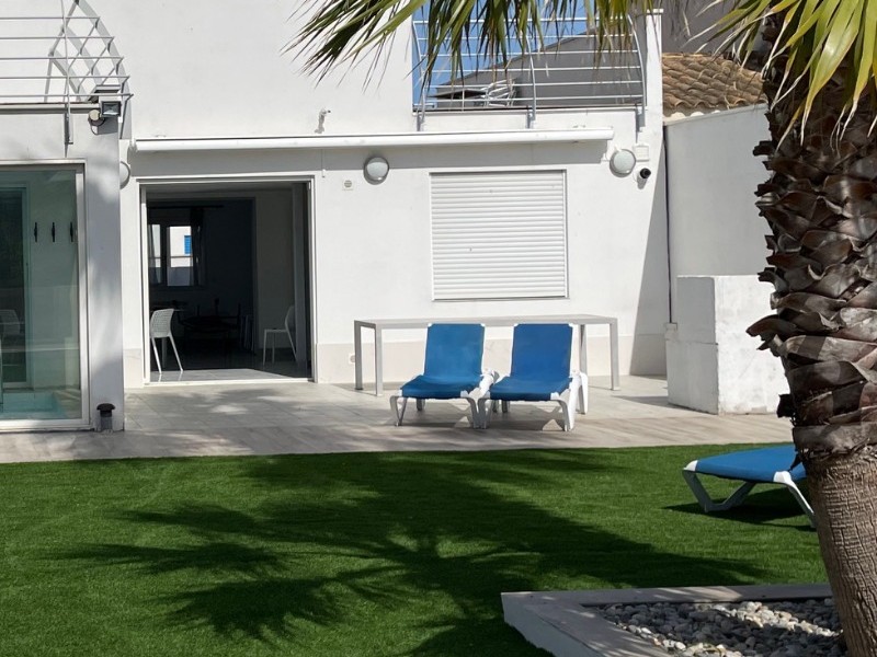 Jardin clôturé et privé