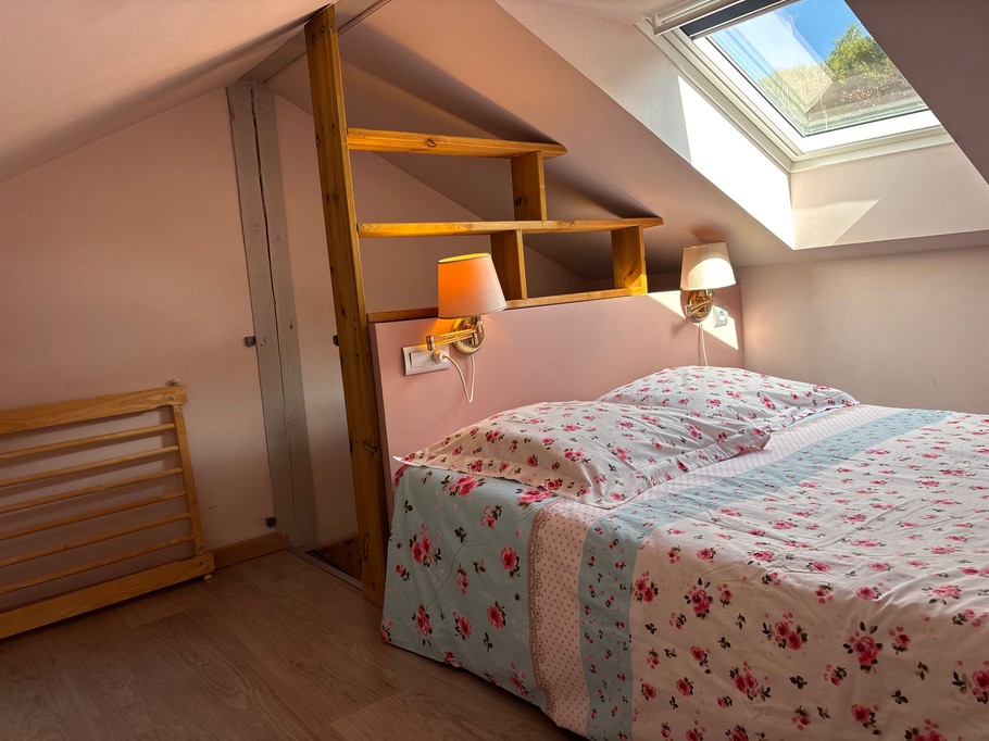 Chambre sur la mezzanine - Gites de Ban - Appartement Salamandre