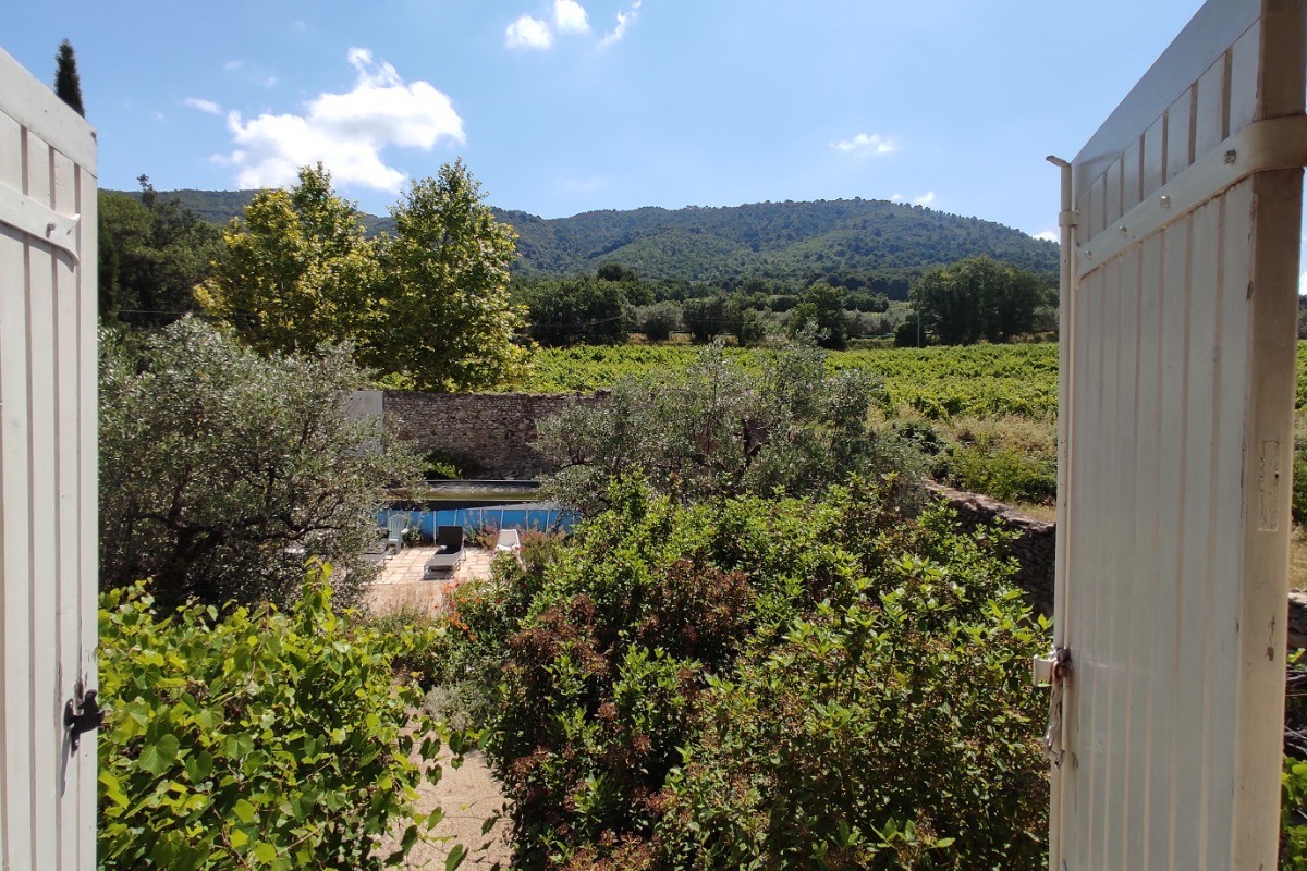 Domaine du Chêne Vert - Gîte La Bergerie - Vue depuis la chambre