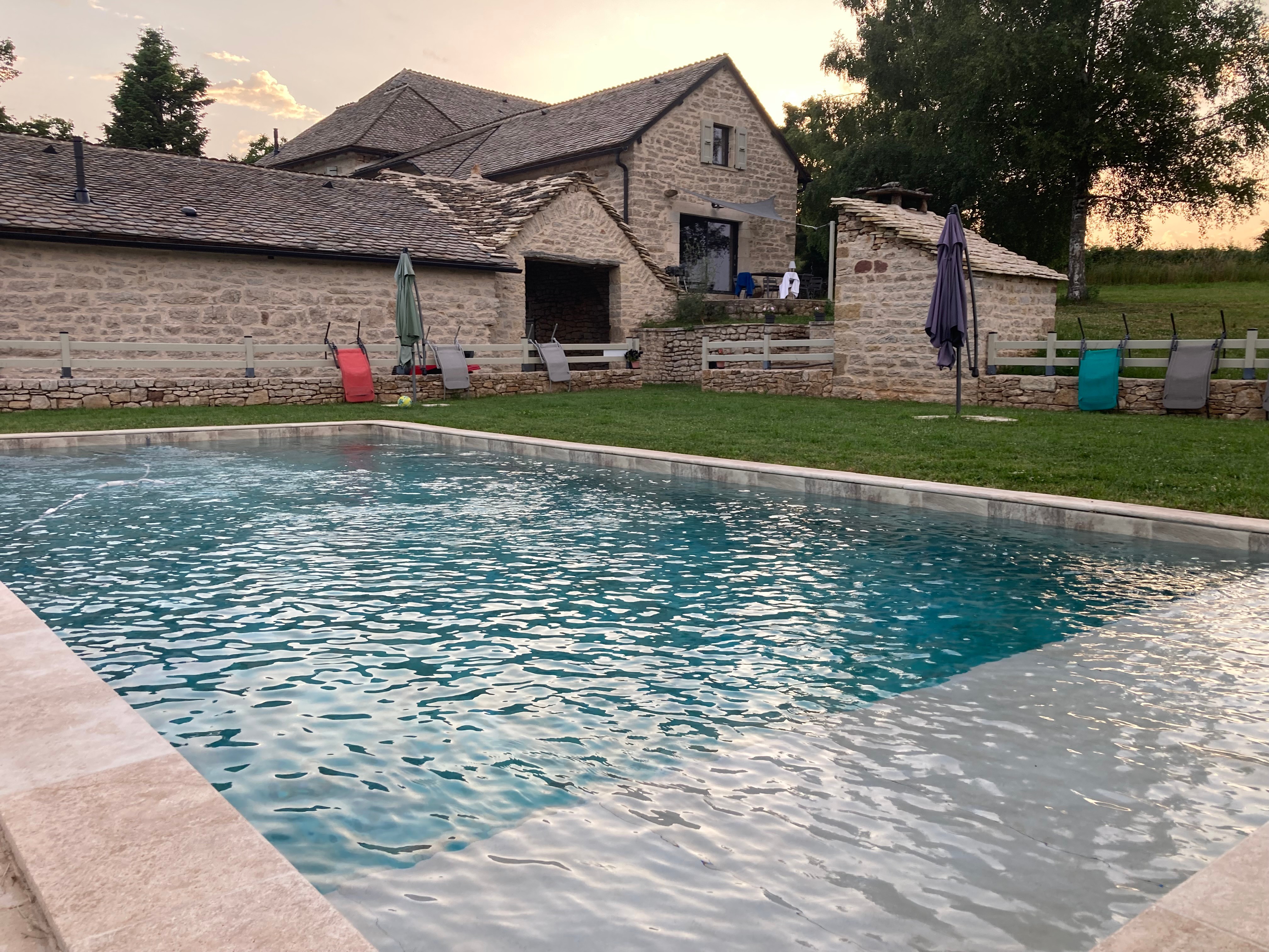 Piscine chauffée commune