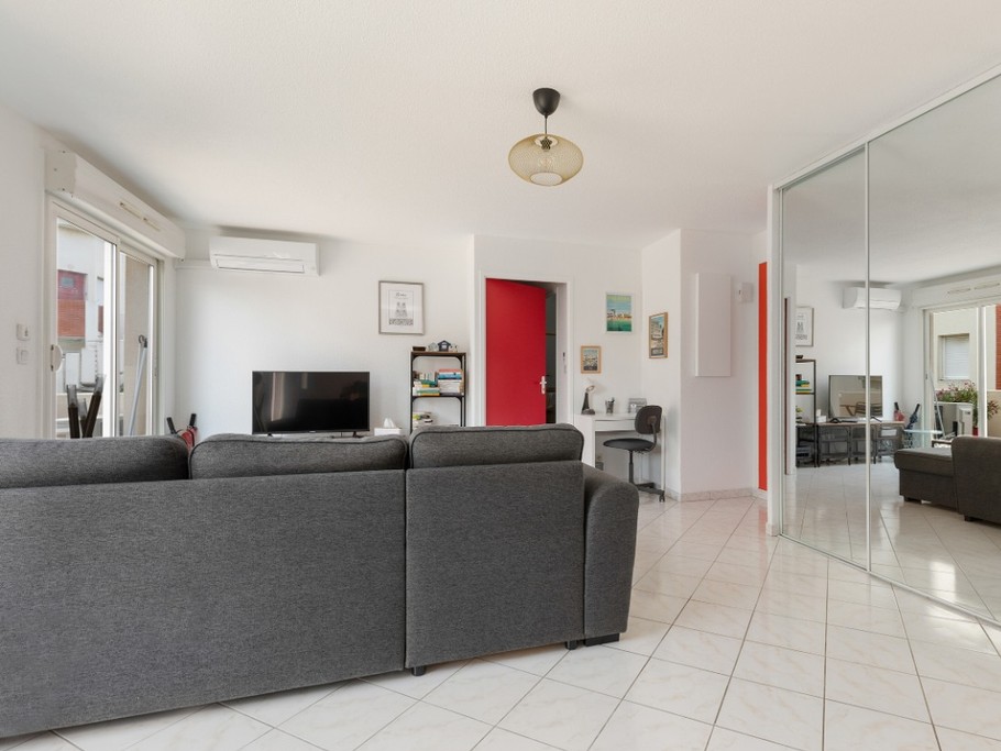Appartement rêve de mer, Frontignan - Salon climatisation