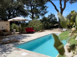 South-facing pool