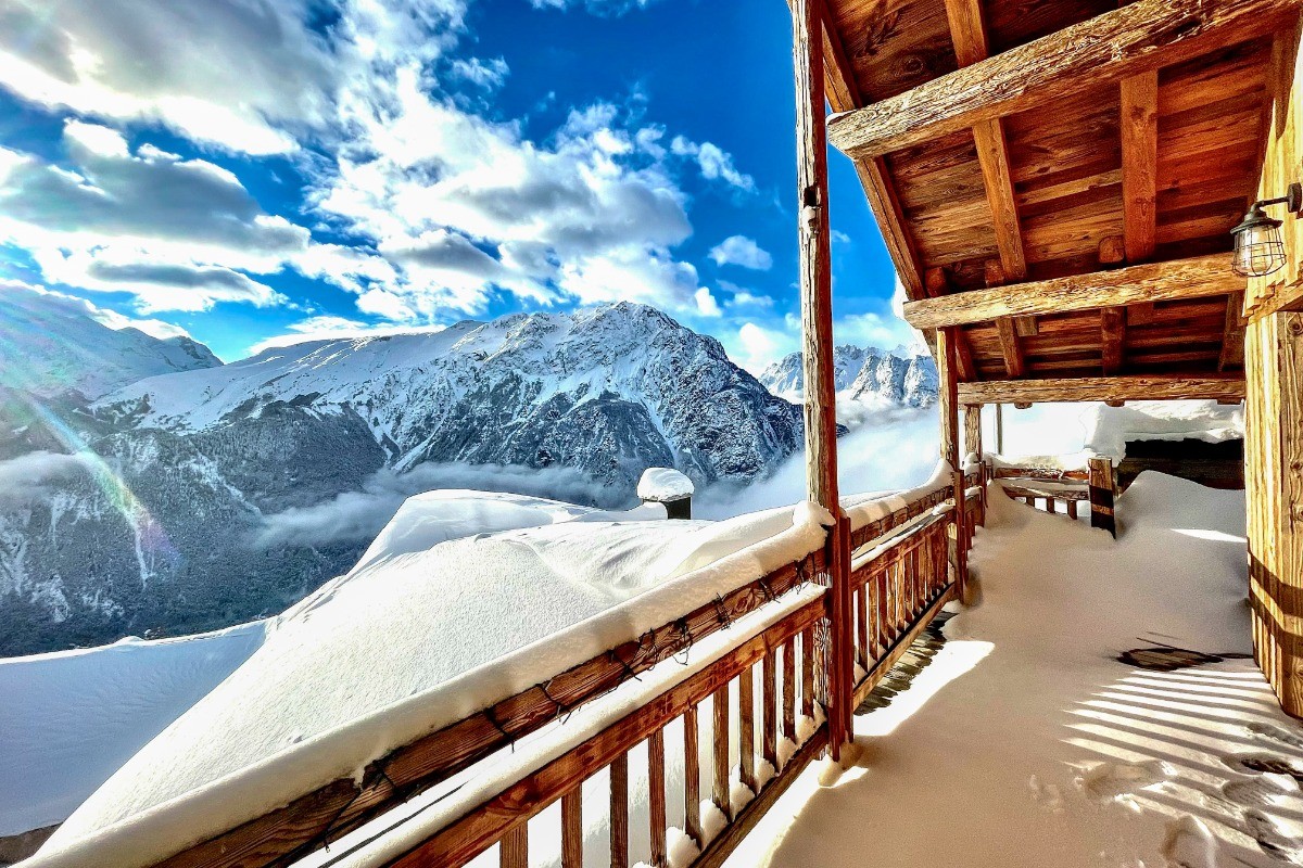 Neige et Soleil, vue du balcon