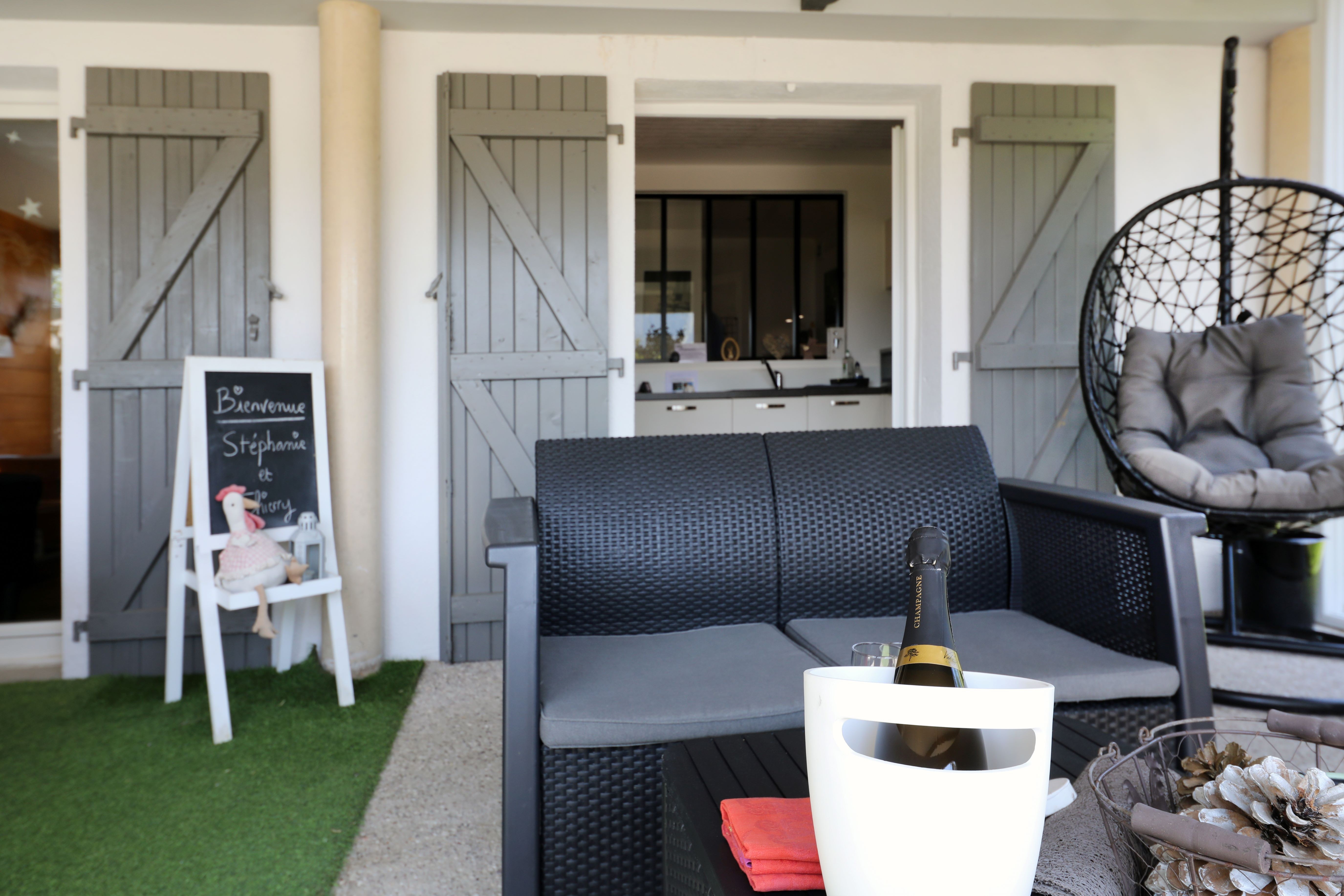 Terrasse - Chambre d'hôtes Cocoon Le Nid Cosy d'Isa