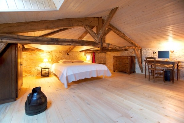 Chambre mezzanine lit 160x200