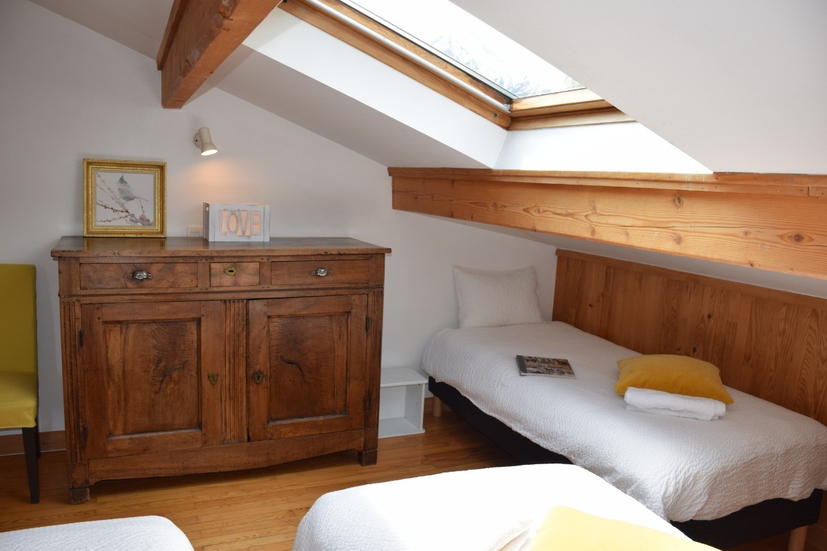 Chambre Meije et son ouverture en toiture