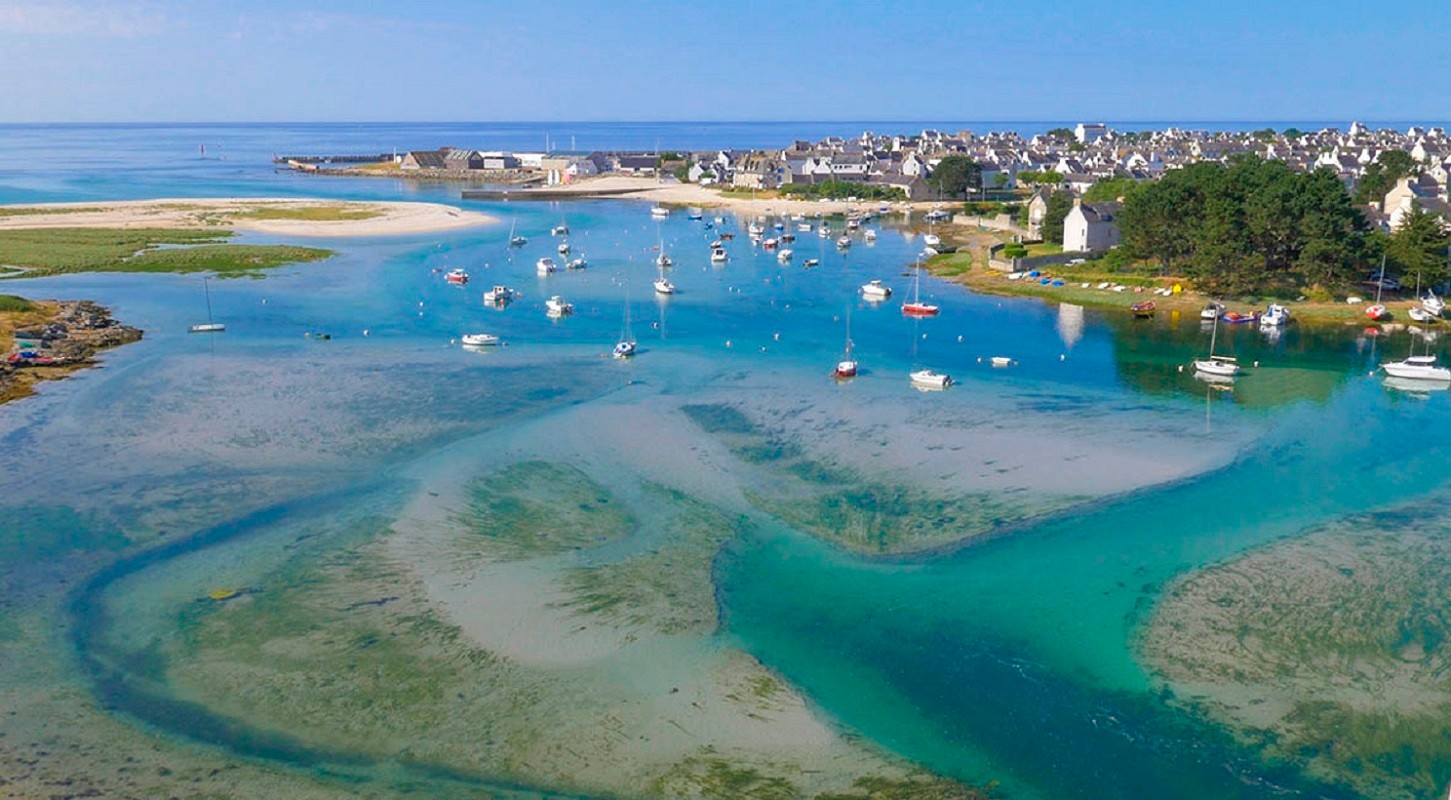 Lesconil Beach and Harbour