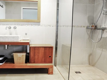 La salle d'eau de la chambre Banc de sable