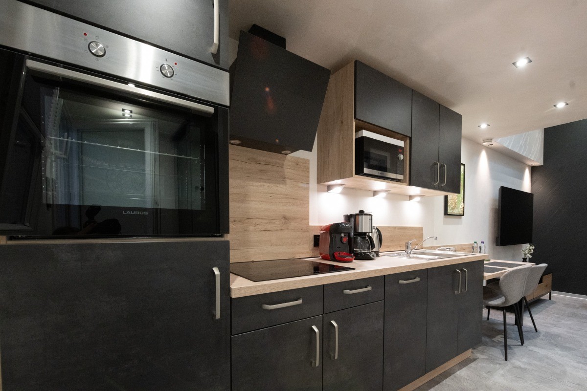 Cuisine équipée - Studio Le Cristal