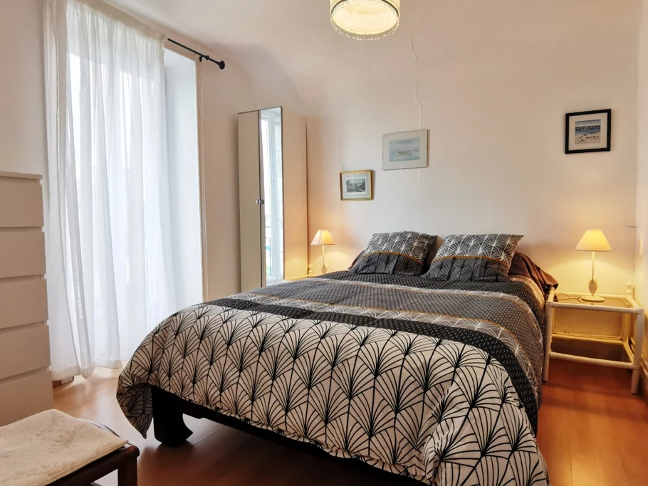 First floor: Bedroom 1 with double bed (140cm)