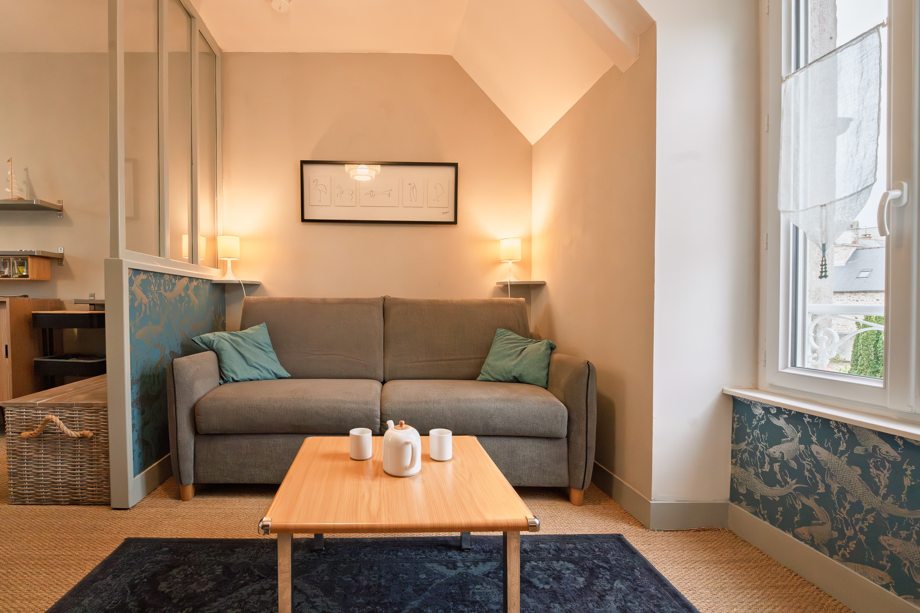 Lounge area