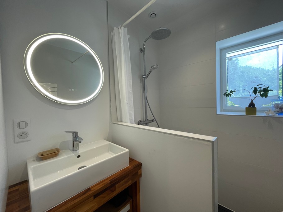 On the ground floor: a shower room and a separate toilet