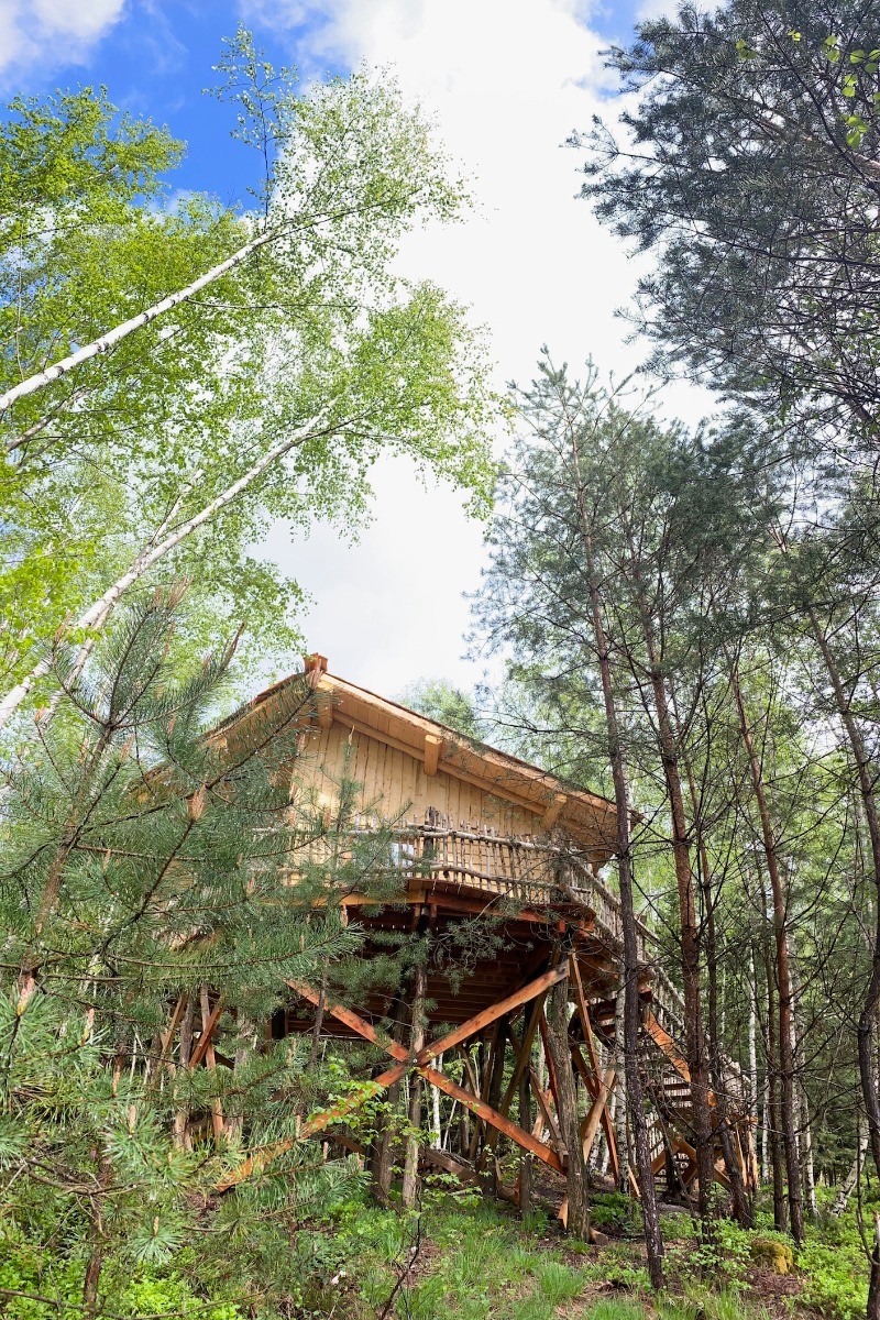 Cabane Perchée Jules Verne - Les Cabanes du Lac de Pierre Percée