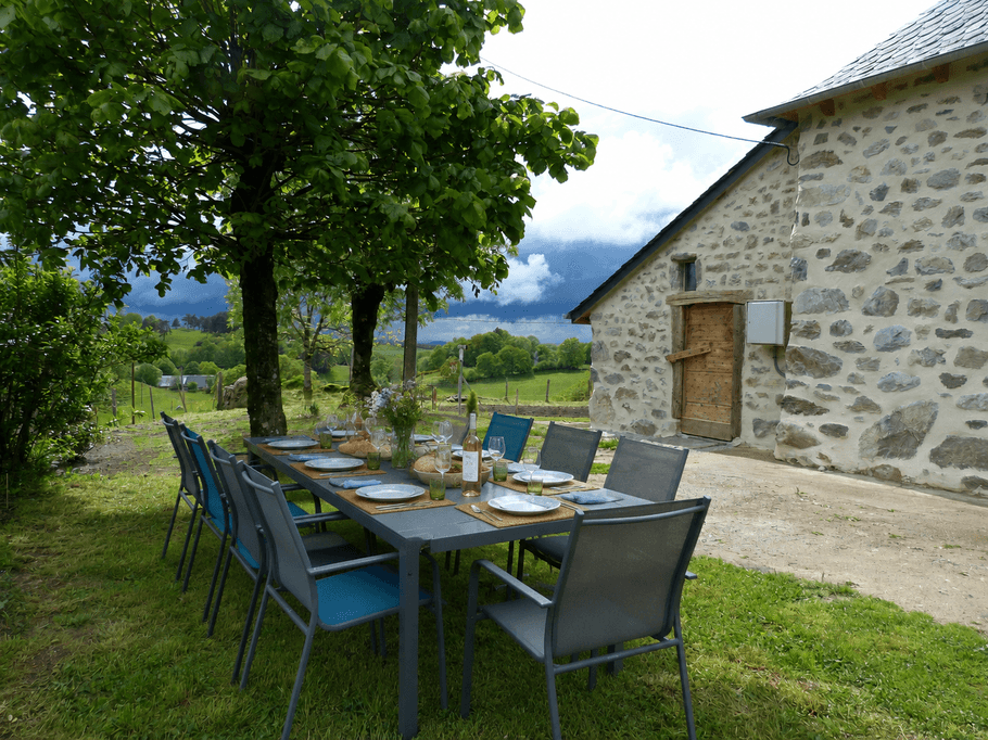 Terrasse dans un environnement paisible