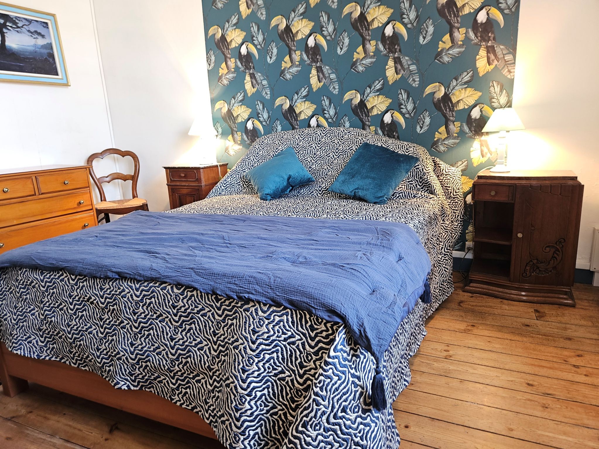 La Boutique d'Yvonne, chambre du 1er étage