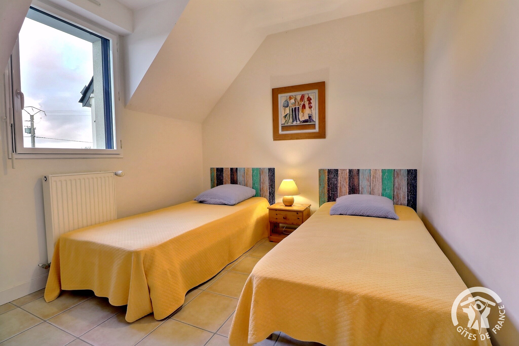 Chambre 2 lits de 90
