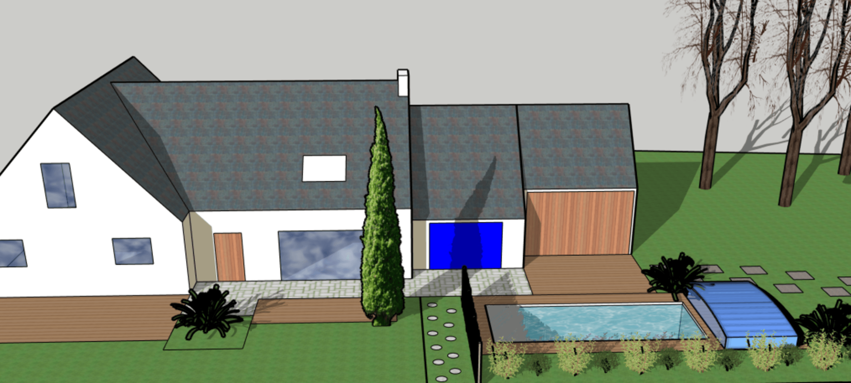 Nouveauté 2025 : Piscine - Simulation projet 3 D