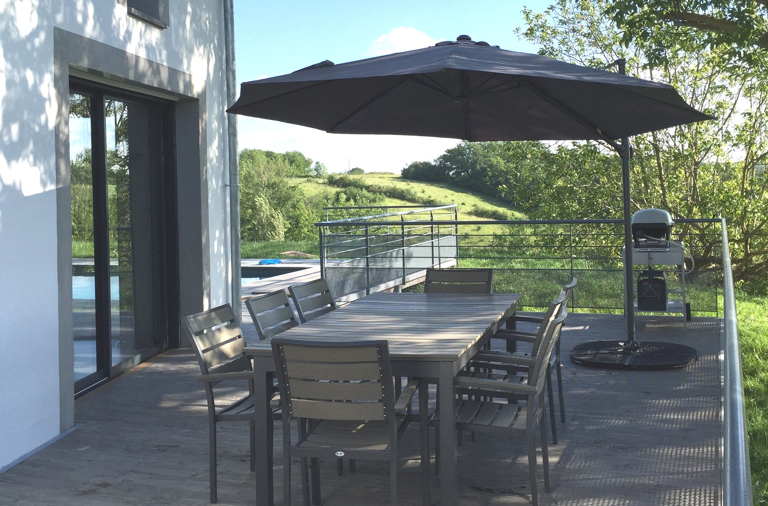 Terrasse ombragée