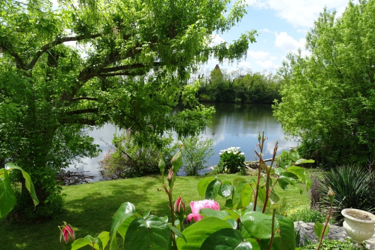 une des vues du jardin de fantet