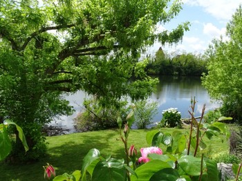 une des vues du jardin de fantet