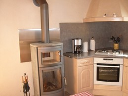 Gite avec vue imprenable proximité stations de ski de l'Oisans (Isère) - coté cuisine