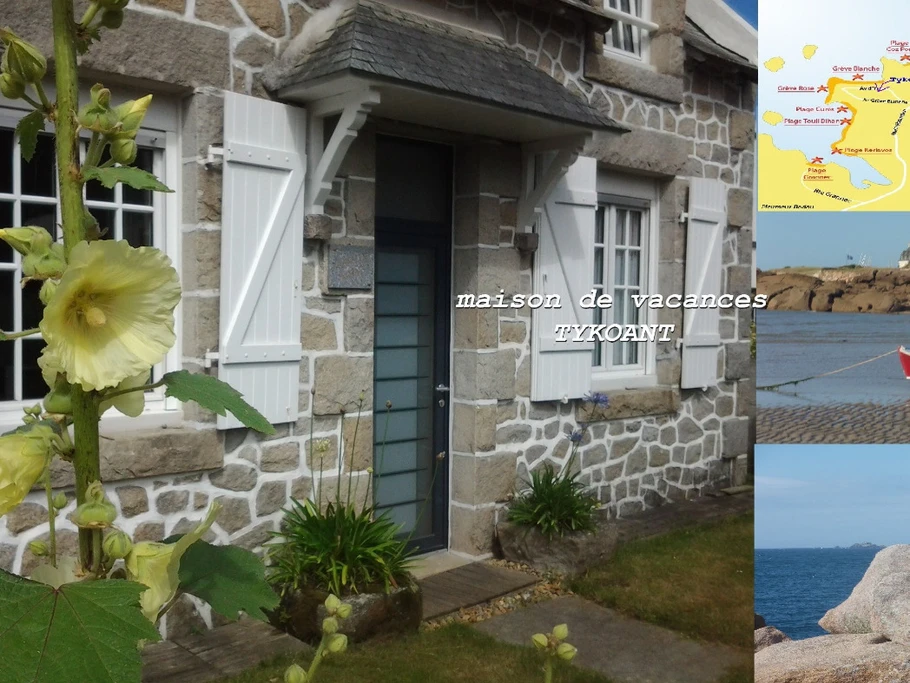 maison située à 150m de la plage, et à proximité des commerces