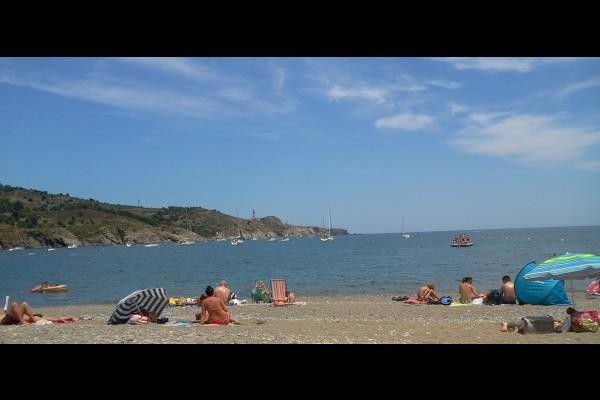 La plage de Paulilles