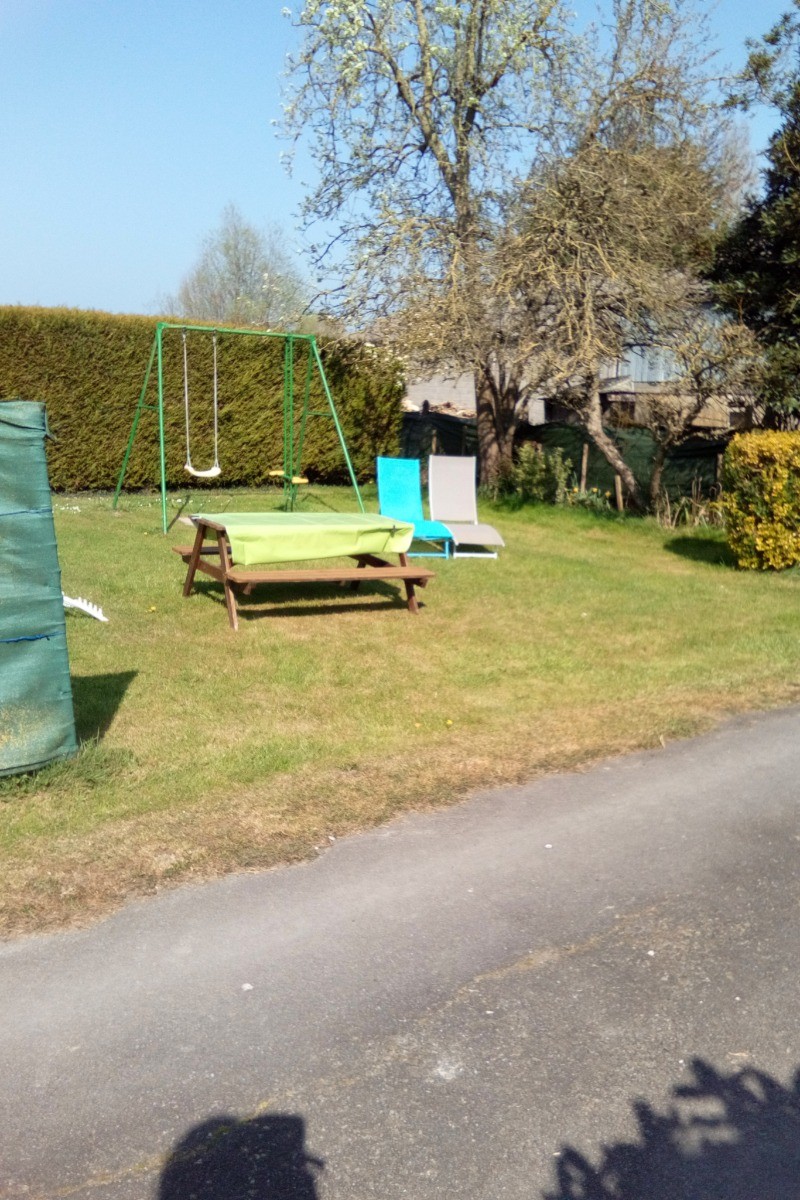 coté jardin avec transats
